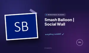 smash balloon social wall