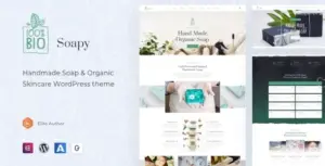Soapy – Handmade & Organic Skincare WordPress