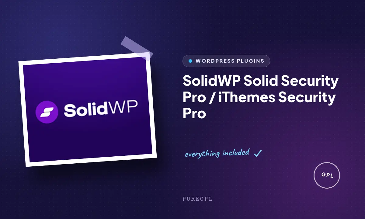 Solid Security Pro / iThemes Security Pro