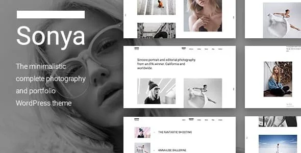 sonya photography wordpress theme 1