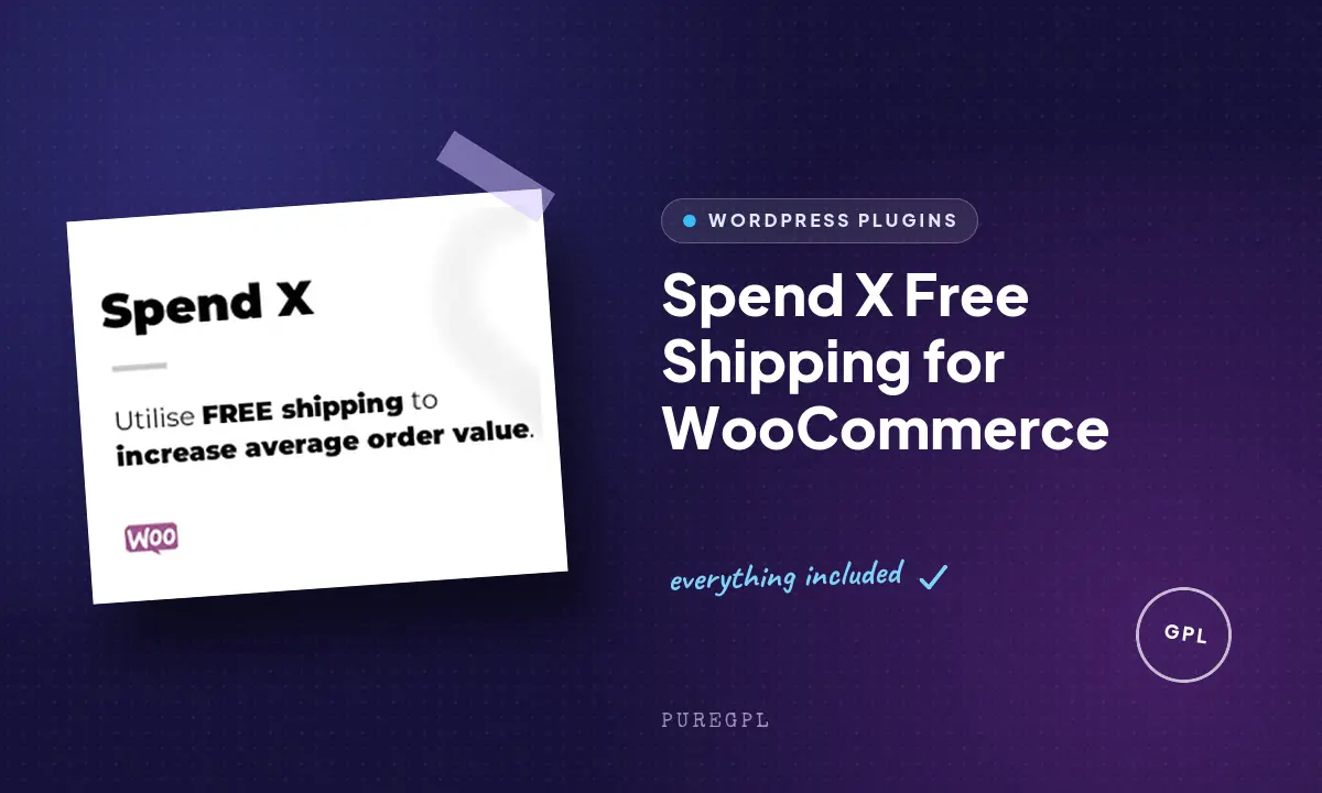 Spend X Free Shipping for WooCommerce