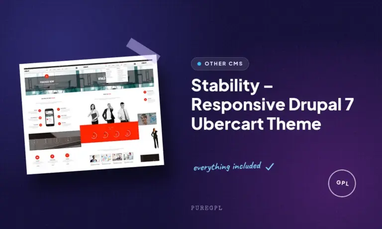 stability responsive drupal 7 ubercart theme