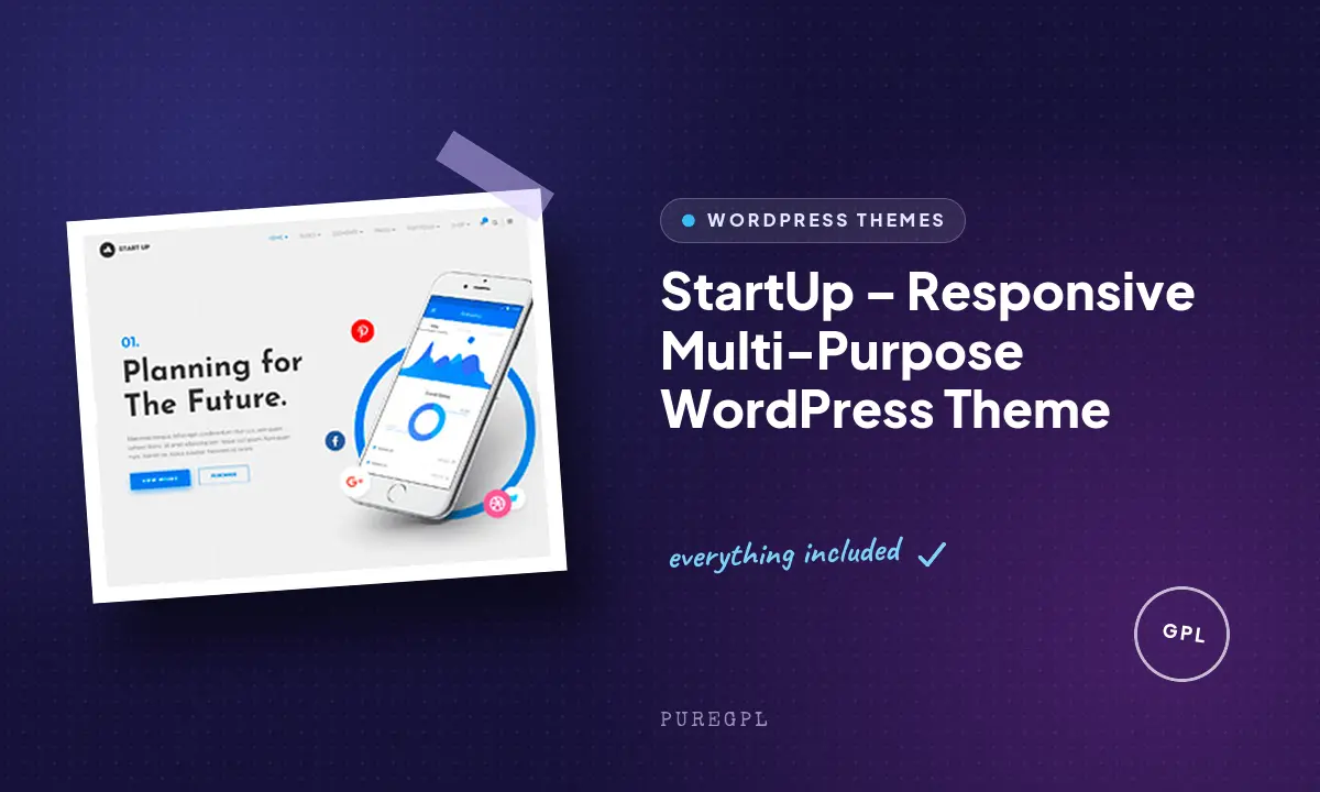 StartUp – Responsive Multi-Purpose WordPress Theme