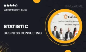 Statistic – Business Consulting and Professional Services WordPress Theme