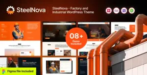 SteelNova – Modern Factory & Industrial WordPress Theme
