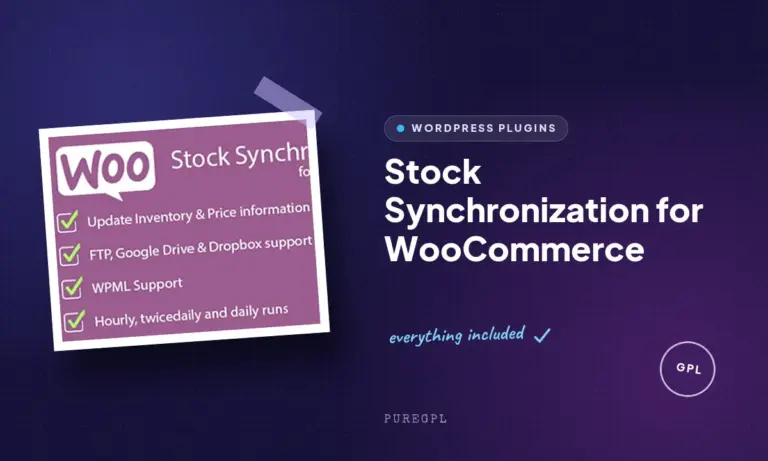 stock synchronization for woocommerce