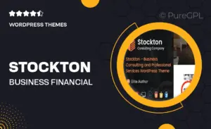 Stockton – Business & Financial Consulting WordPress Theme