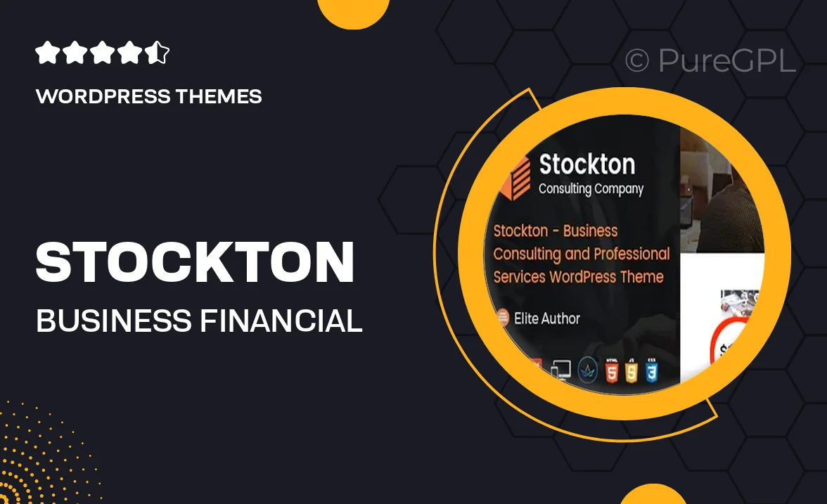 Stockton – Business & Financial Consulting WordPress Theme