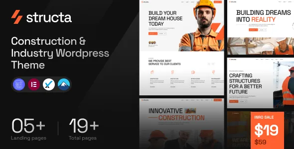 structa construction industry wordpress theme 1