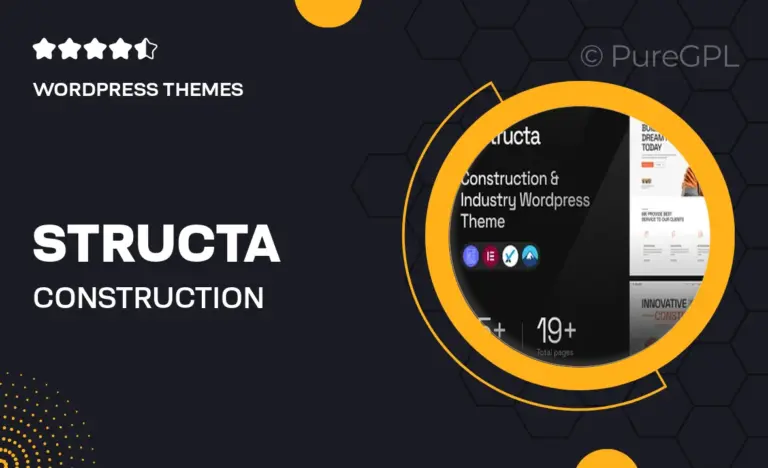 structa construction industry wordpress theme