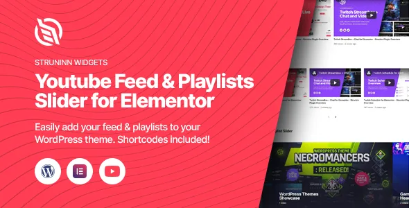 struninn youtube feed and playlists slider 1