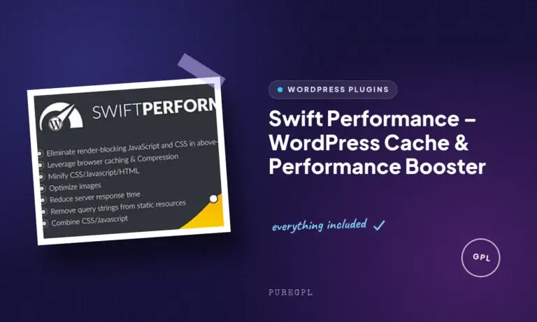 swift performance wordpress cache performance booster