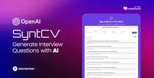 SyntCV: AI Interview Questions Generator