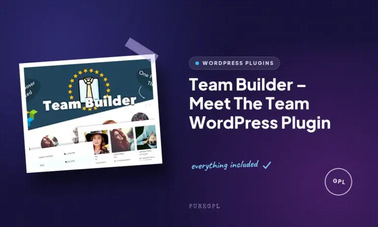 team builder meet the team wordpress plugin