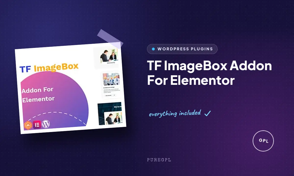 TF ImageBox Addon For Elementor