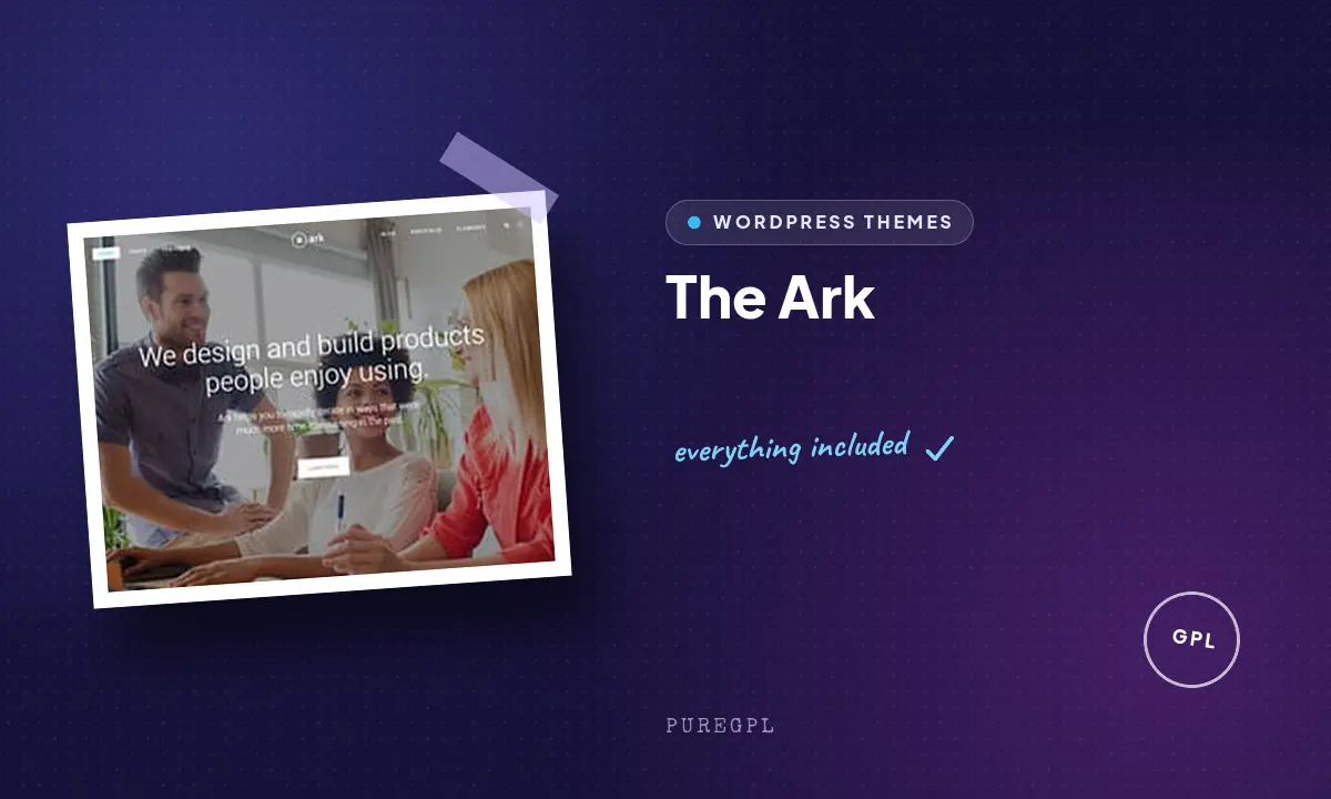 The Ark | WordPress Theme made for Freelancers