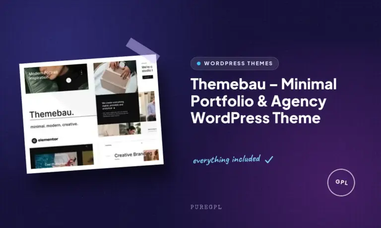 themebau minimal portfolio agency wordpress theme 1