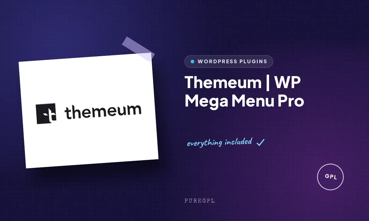 Themeum | WP Mega Menu Pro