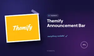 themify announcement bar