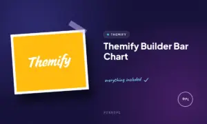 themify builder bar chart