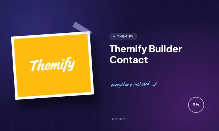 themify builder contact