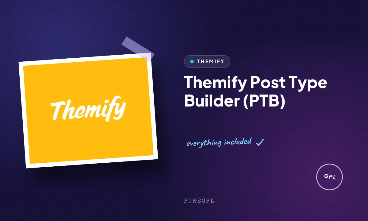 Themify | Post Type Builder (PTB)