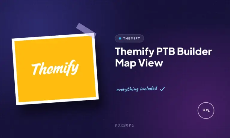 themify ptb builder map view