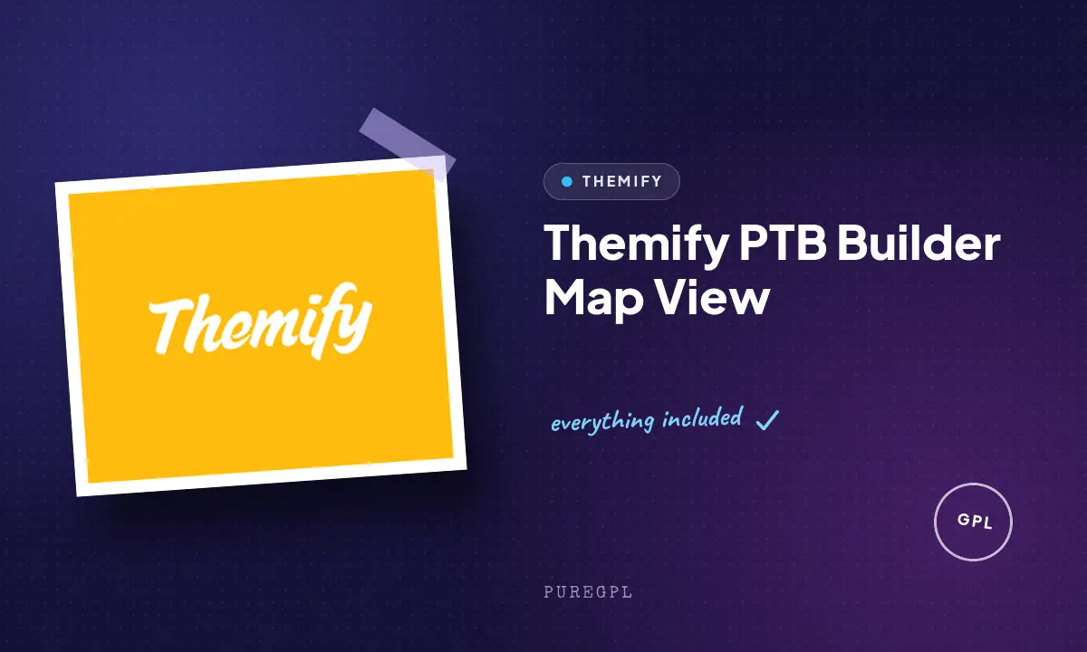 Themify | PTB Builder Map View