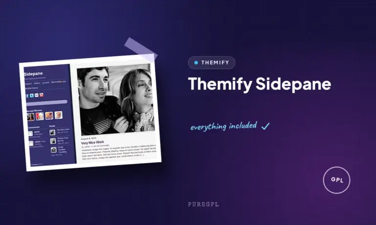 themify sidepane
