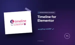 timeline for elementor