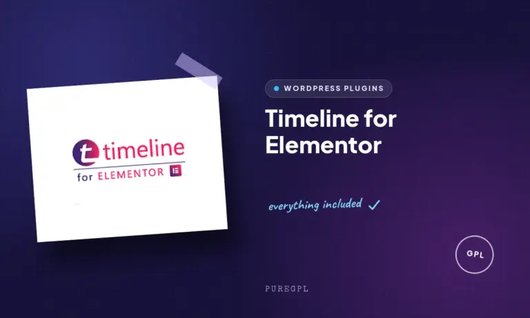 timeline for elementor