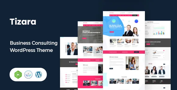 tizara business consulting wordpress theme 1