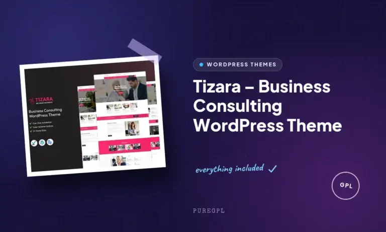 tizara business consulting wordpress theme