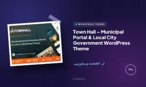 town hall municipal portal local city government wordpress theme