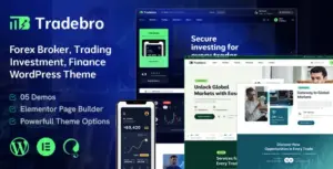 TradeBro – Forex Broker & Trading WordPress Theme