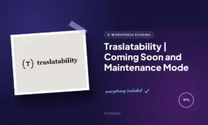 traslatability coming soon and maintenance mode