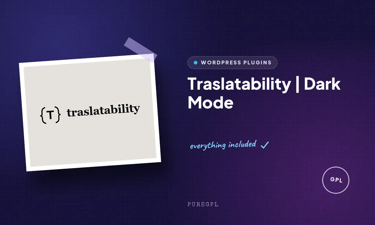 Traslatability | Dark Mode