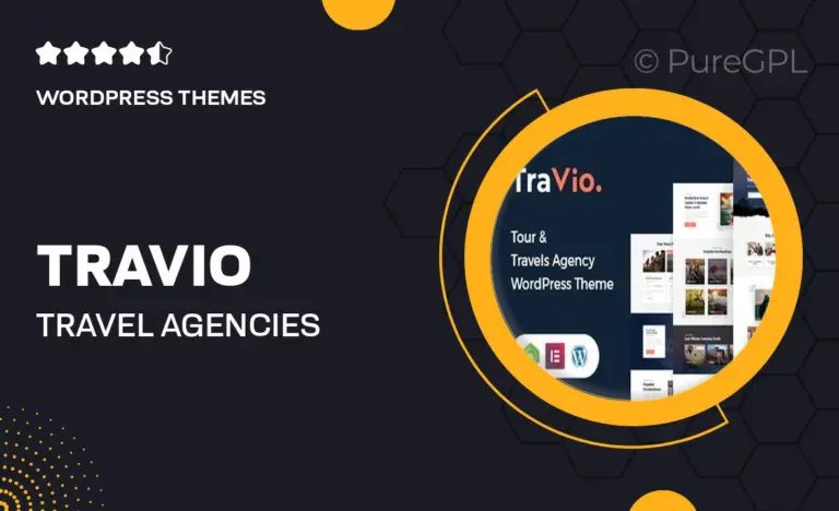 travio travel agencies wordpress theme