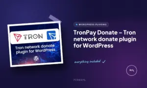 tronpay donate tron network donate plugin for wordpress