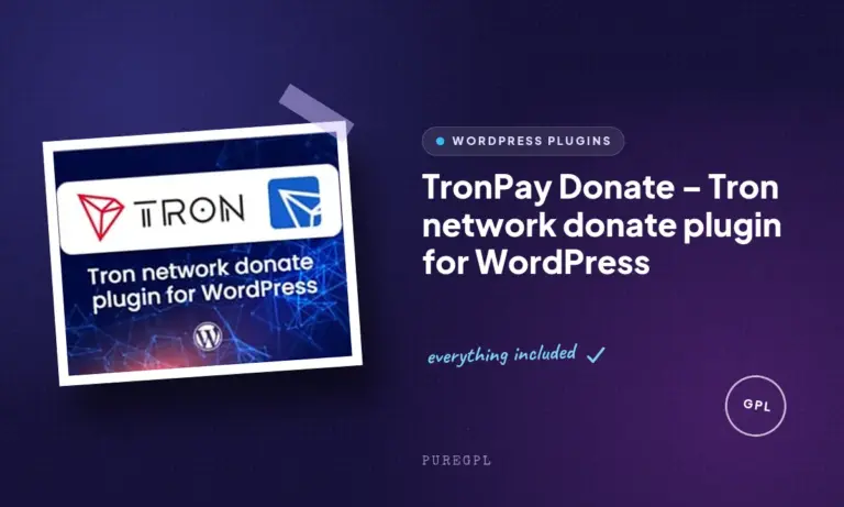 tronpay donate tron network donate plugin for wordpress