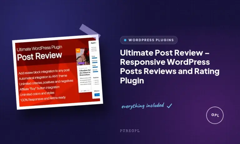 ultimate post review responsive wordpress posts reviews and rating plugin