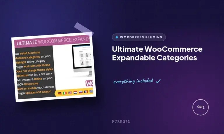 ultimate woocommerce expandable categories