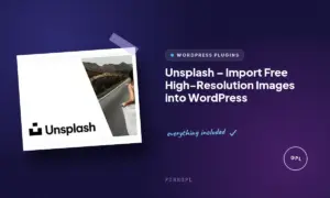 unsplash import free high resolution images into wordpress