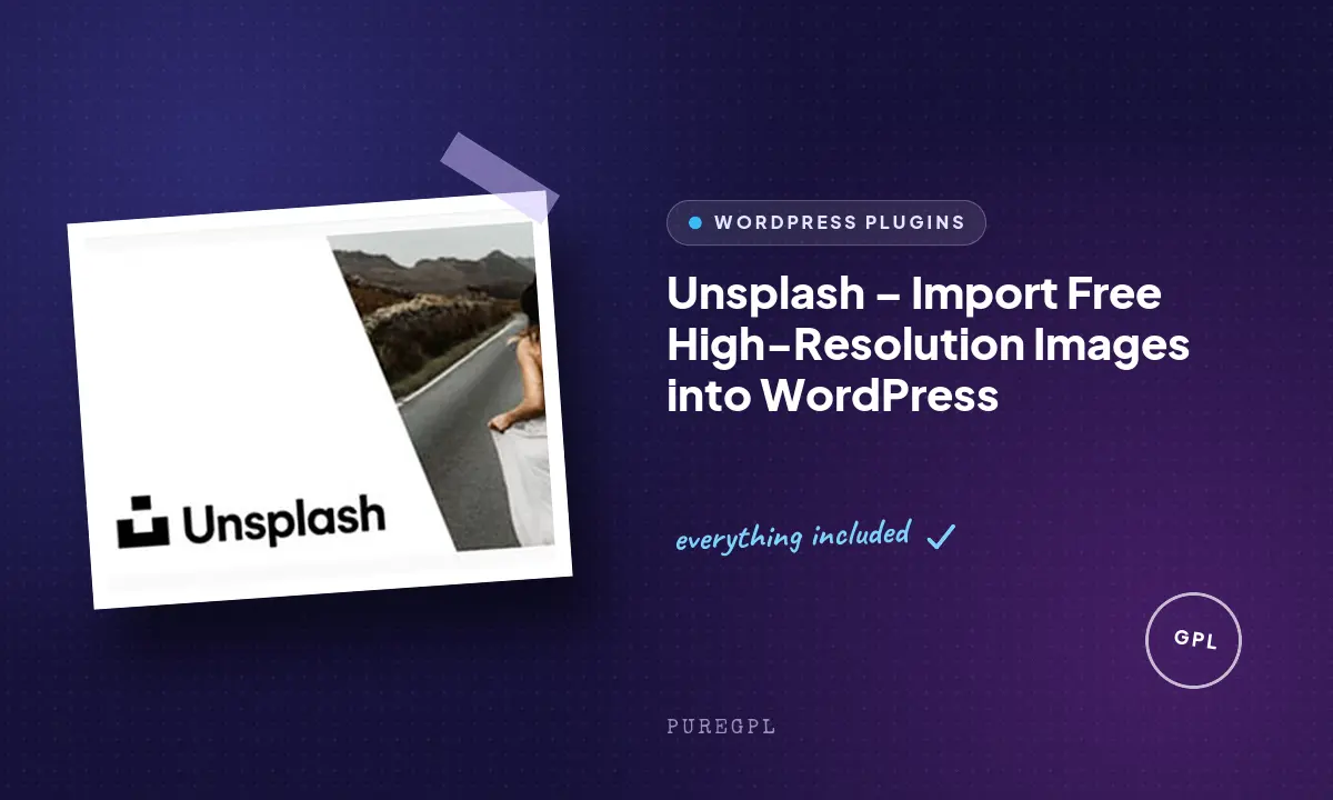Unsplash – Import Free High-Resolution Images into WordPress