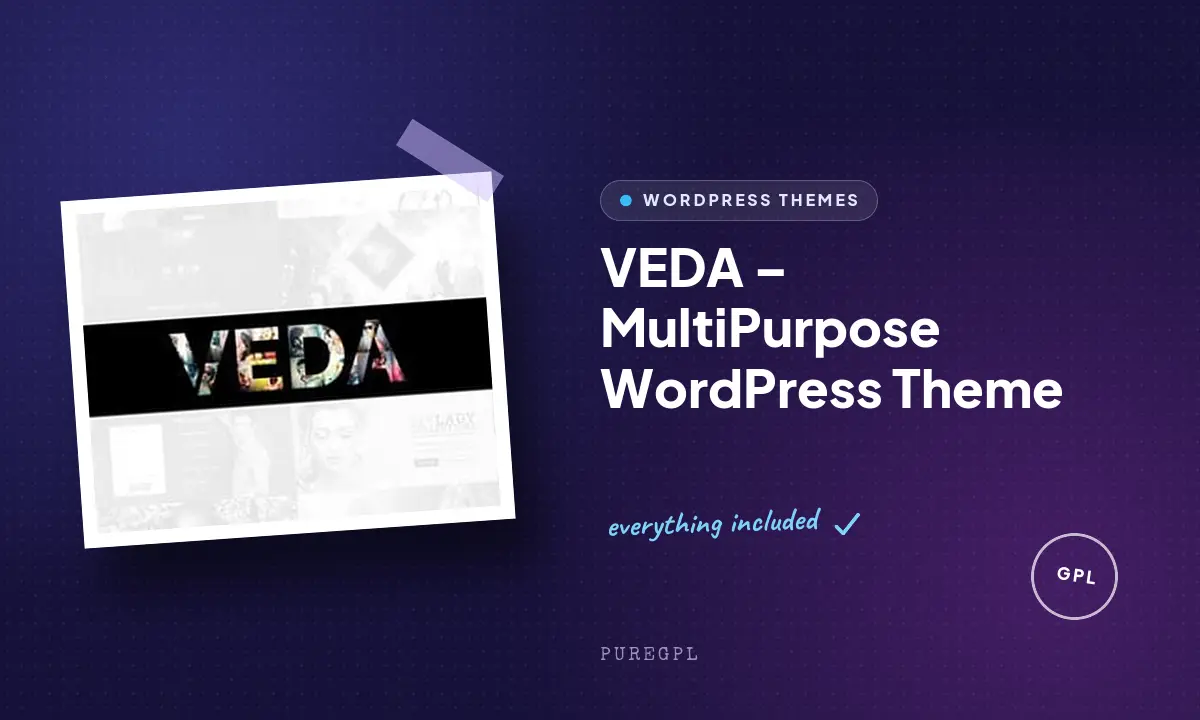 VEDA – MultiPurpose WordPress Theme