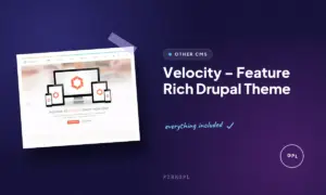 velocity feature rich drupal theme