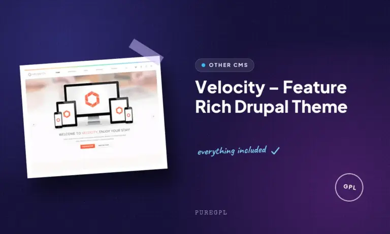 velocity feature rich drupal theme