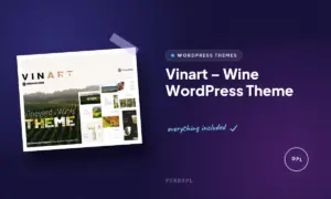 vinart wine wordpress theme