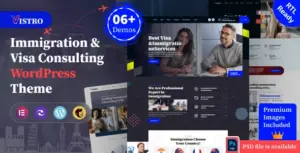 Vistro – Immigration Visa Consulting WordPress Theme