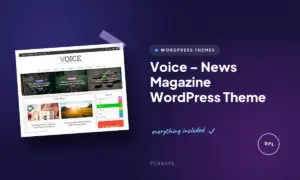 voice news magazine wordpress theme
